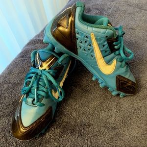 🏈 Carolina Blue Nike Alpha Strike Cleets 👟